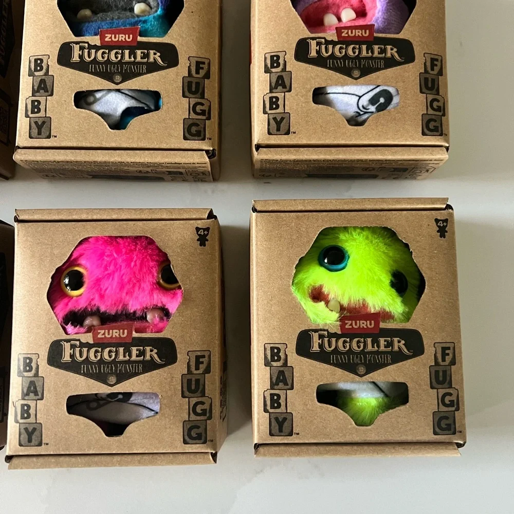 Fuggler Baby Series 3 COMPLETE SET Monster Plush Toy Set of 9 NIB - Picture 5 of 8